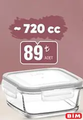 LAV KİLİTLİ SAKLAMA KABI 720 ML